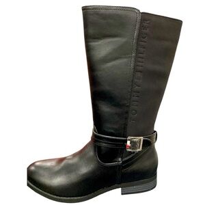 Tommy Hilfiger NEW The Hayden Black High Top Boots, Women’s Size 5